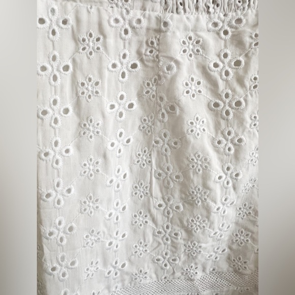 Gianni Bini White Tie Front Eyelet Dress - Picture 5 of 11